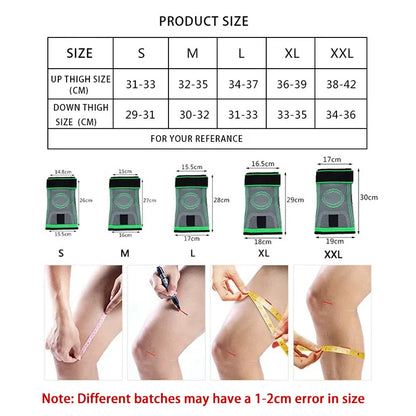 1Pc Knee Brace Knee Sleeve Support for Men and Women Knee Pads for Running, Hiking Meniscus Tear Arthritis Joint Pain Relief